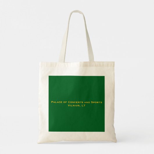 Vilnius, LT CCCP Soviet Brutalist Architecture Tote Bag (Achterkant)