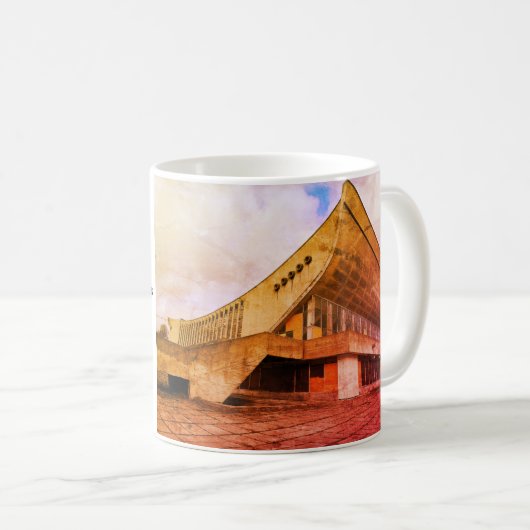 Vilnius, LT Soviet Palace of Concerts & Sports Koffiemok (Voorkant rechts)