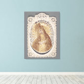 Vilnius Madonna in Gebed... beeldende kunst Canvas Afdruk (Insitu (Houten vloer))