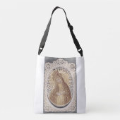 Vilnius Madonna in Gebed... beeldende kunst Crossbody Tas (Achterkant)