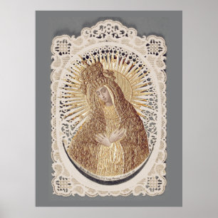 Vilnius Madonna in Gebed... beeldende kunst Poster