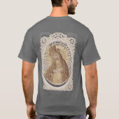 Vilnius Madonna in Gebed... beeldende kunst T-shirt (Achterkant)