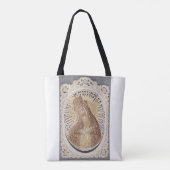 Vilnius Madonna in Gebed... beeldende kunst Tote Bag (Achterkant)