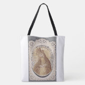 Vilnius Madonna in Gebed... beeldende kunst Tote Bag (Achterkant)