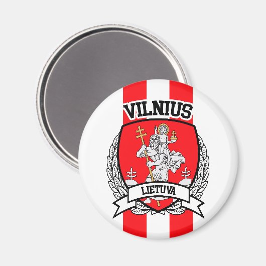 Vilnius Magneet (Voorkant / Achterkant)