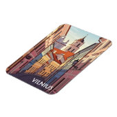 Vilnius Oude Stad Litouwen Flexibele Foto Magneet (Linkerzijde)