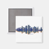 Vilnius Skyline Magneet (Voorkant / Achterkant)