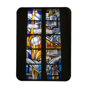 Vilnius Univ. BibliotheekGlas in lood - LITOUWEN - Magneet