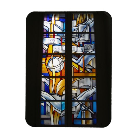 Vilnius Univ. BibliotheekGlas in lood - LITOUWEN - Magneet (Verticaal)