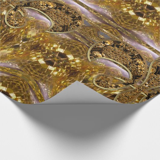 Vilposh Fleur Baroque 15 ft Cadeaupapier (Hoek)