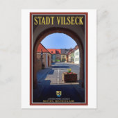 Vilseck - Uitzicht van Tower Gate Briefkaart (Voorkant)