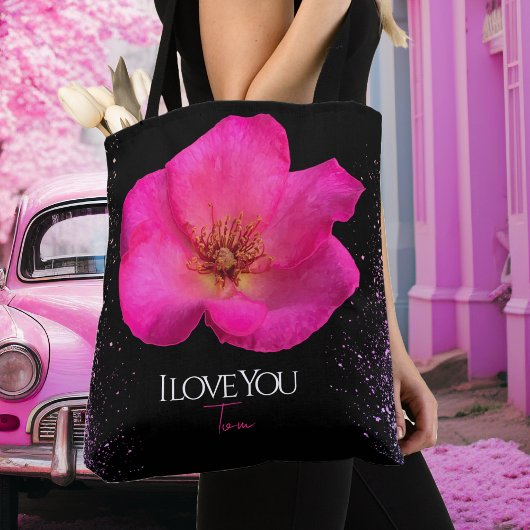 Vilt Pen Pink Rose - Gepersonaliseerde Trendy Tote Bag