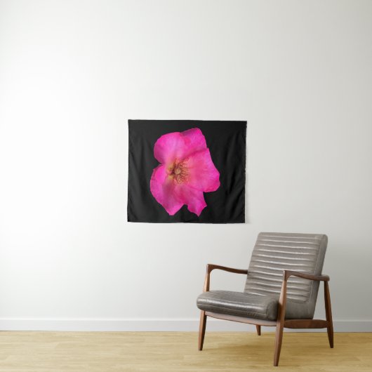 Vilt Pen Pink Rose Originele Kunst Wandkleed (In Situ (horizontaal))