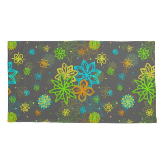 Vilt Tip Flowers - Emmy Pattern Kussensloop (Achterkant)