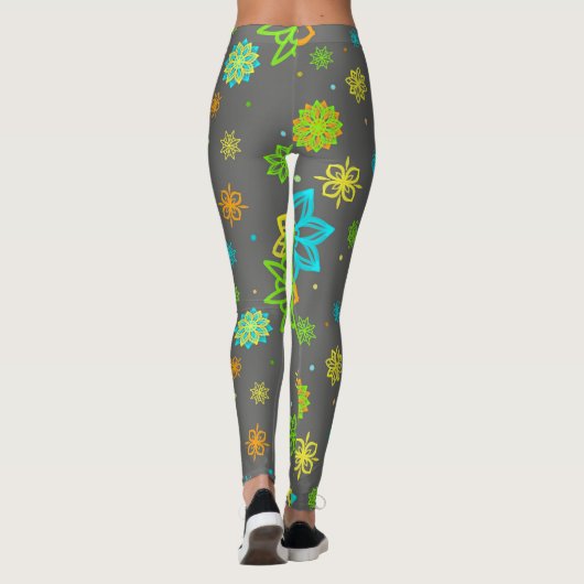 Vilt Tip Flowers - Emmy Pattern Leggings (Achterkant)