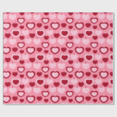 vilten harten cadeaupapier (Vlak)