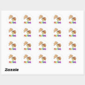 vilten ronde sticker (Vel)