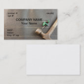 viltnagels op dakvilt visitekaartje (Voorkant / Achterkant)