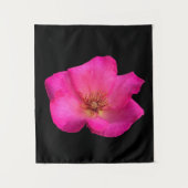 Viltstift Roze Roos Originele Kunst Wandkleed (Voorkant)