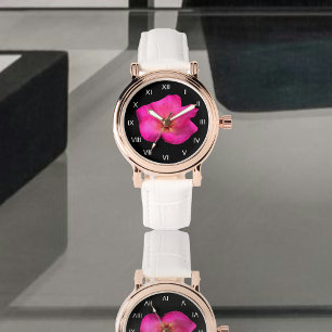 Viltstiftroos - Romeinse cijfers Horloge