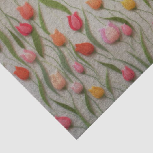 viltttulp-patroon-ontkoppeling tissuepapier (Detail)