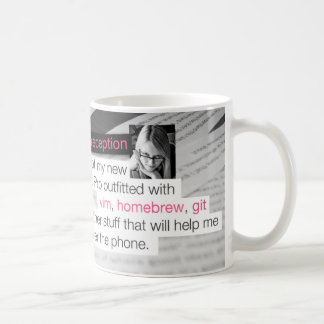 Vim, homebrew en git koffiemok