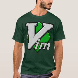 Vim teksteditor t-shirt
