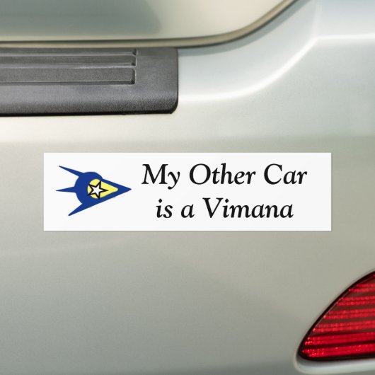 Vimana Bumpersticker (Op auto)