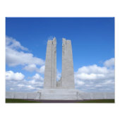 Vimy Ridge War Memorial Foto Afdruk (Voorkant)