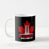 Vimy Ridge We herinneren ons Koffiemok (Links)