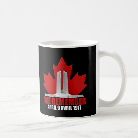 Vimy Ridge We herinneren ons Koffiemok (Rechts)