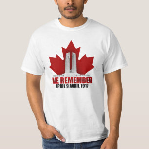 Vimy Ridge We herinneren ons T-shirt