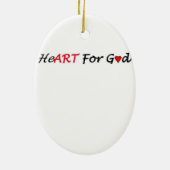 Vin d'Amore Keramisch Ornament (Achterkant)