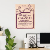 Vin de injectieflacon geneesmiddel en poster (Thuiskantoor)