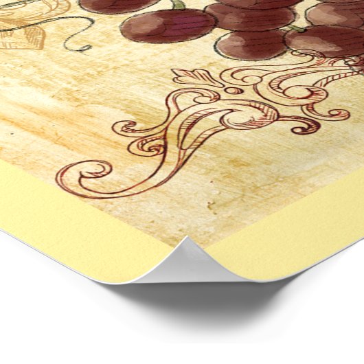 Vin Francais Poster (Hoek)