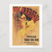 Vin Mariani Dancing Girl Pesting Wine Briefkaart (Voorkant)