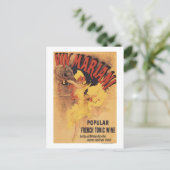 Vin Mariani Dancing Girl Pesting Wine Briefkaart (Staand voorkant)