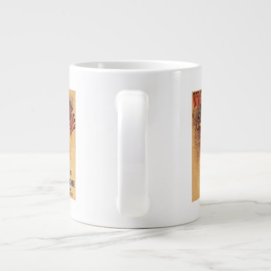 Vin Mariani Dancing Girl Pesting Wine Grote Koffiekop (Achterkant)