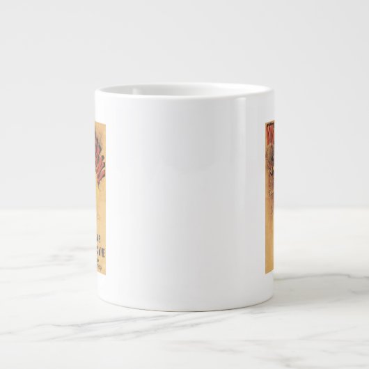 Vin Mariani Dancing Girl Pesting Wine Grote Koffiekop (Voorkant)