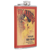 Vin Mariani Dancing Girl Pesting Wine Heupfles (Rechts)