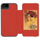 Vin Mariani Dancing Girl Pesting Wine Incipio iPhone Portemonnee Hoesje (Agenda Open)