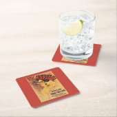 Vin Mariani Dancing Girl Pesting Wine Kartonnen Onderzetters (Insitu)