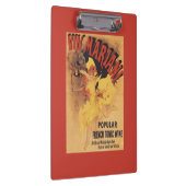 Vin Mariani Dancing Girl Pesting Wine Klembord (Rechts)