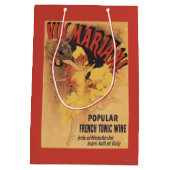 Vin Mariani Dancing Girl Pesting Wine Medium Cadeauzakje (Achterkant)