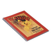 Vin Mariani Dancing Girl Pesting Wine Notitieboek (Rechterzijde)