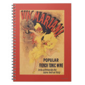 Vin Mariani Dancing Girl Pesting Wine Notitieboek (Voorkant)