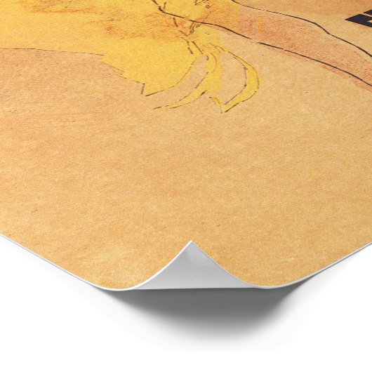 Vin Mariani Dancing Girl Pesting Wine Poster (Hoek)