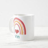 Vin Name  Boho Rainbow Koffiemok (Voorkant links)