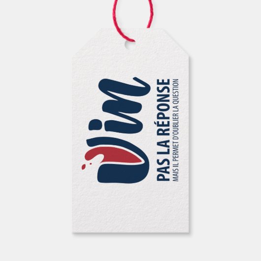 Vin, pas la response cadeaulabel (Achterkant)