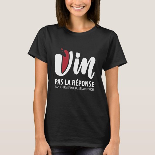 Vin, pas la response t-shirt (Voorkant)